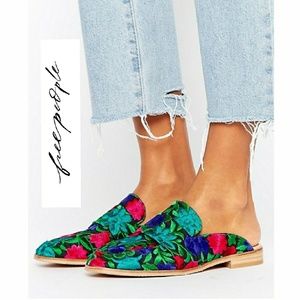 Free People Brocade Loafers
